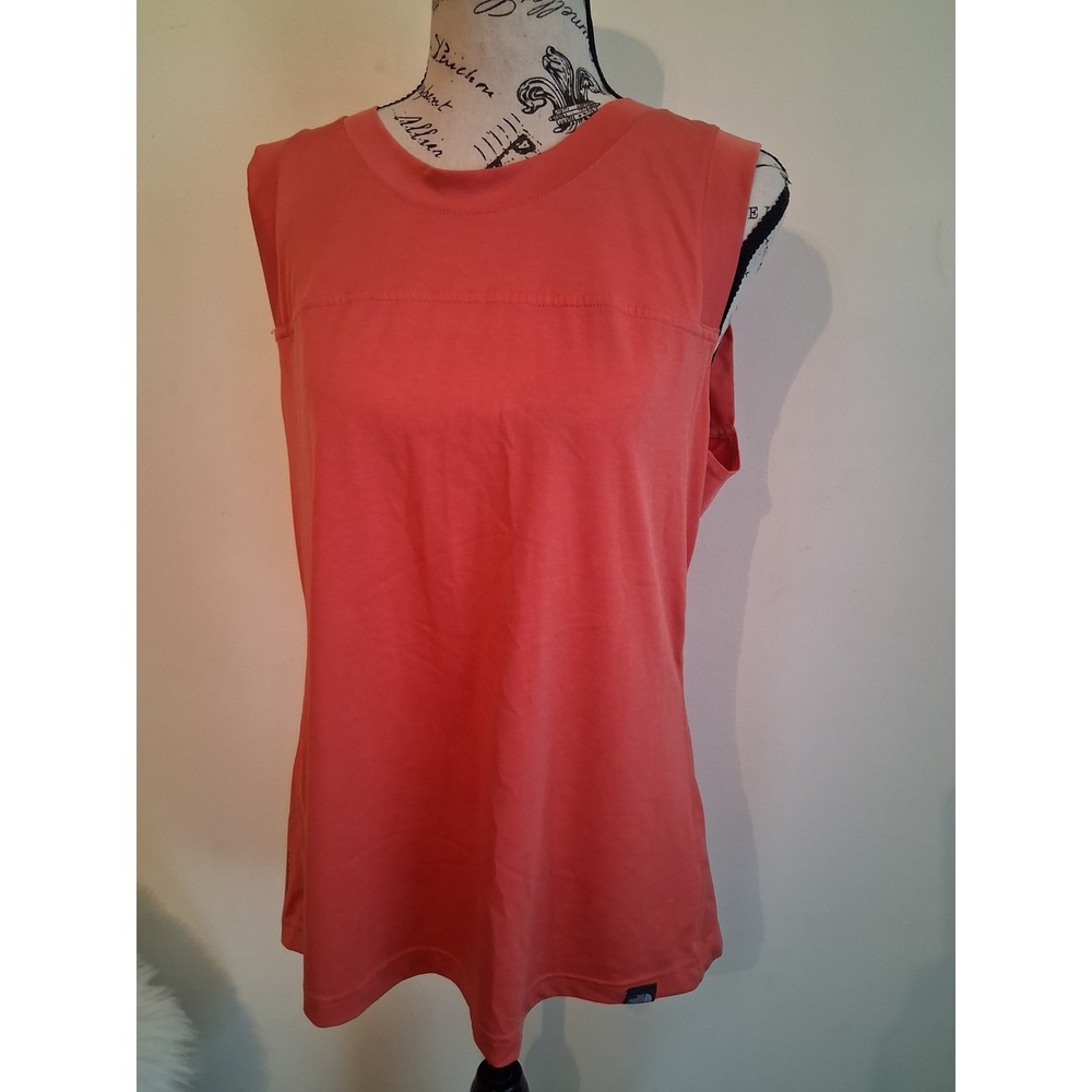 The North Face FlashDry Womens Large Coral Pink Sleeveless Athletic Tank Top